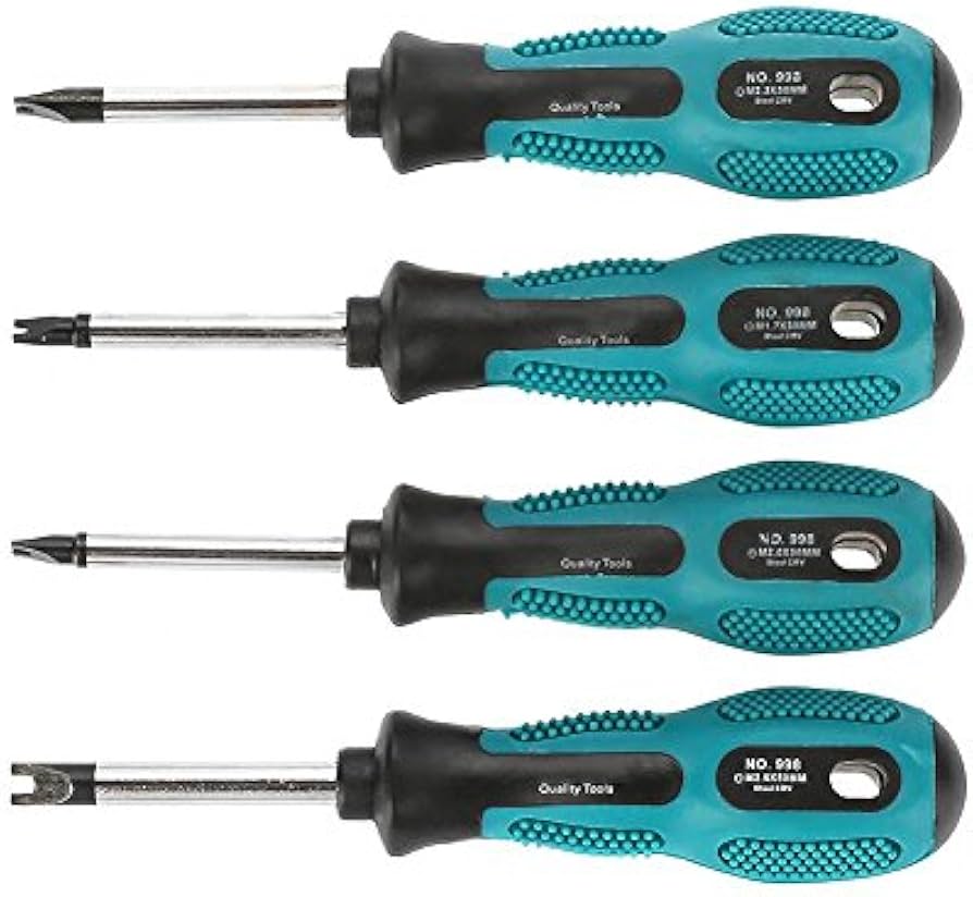 4pcs/Set M Type Repair Screwdriver U Fork Type Magnetic